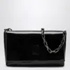 Christian Louboutin Loubi54 Black Patent Leather Clutch Bag Women In Black