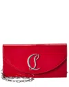 Christian Louboutin Loubi54 Patent Clutch In Multi
