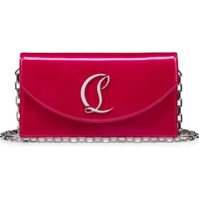Christian Louboutin Loubi54 Patent Leather Clutch