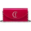Christian Louboutin Loubi52 Clutch Bag In Patent Perle Leather