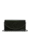 Christian Louboutin Loubi54 Flap Patent Leather Clutch Bag In Multi