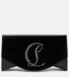 Christian Louboutin Loubi54 Small Calf Leather Crossbody Bag In Black/gun Metal