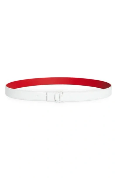 Christian Louboutin Loubi54 Reversible Leather Belt