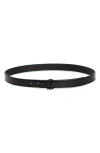 Christian Louboutin Womens Black Paloma Loubinthesky-embellished Leather Belt In Black