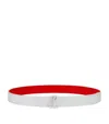 Christian Louboutin Loubi54 Reversible Patent Leather Belt