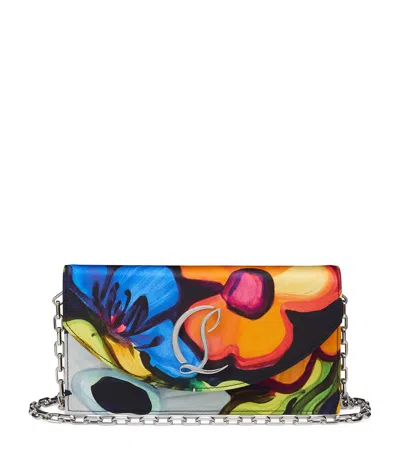 Christian Louboutin Loubi54 Satin Printed Clutch Bag