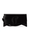 Christian Louboutin Loubi54 Large Leather Crossbody Clutch In Black