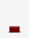 Christian Louboutin Loubi54 Soft Patent Leather Pouch Clutch Bag In Red