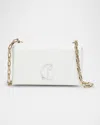 Christian Louboutin Loubi54 Small Clutch Bag In Naplak Leather