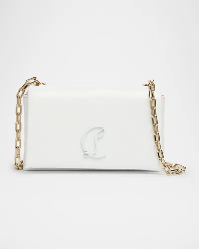 Christian Louboutin Loubi54 Small Clutch Bag In Naplak Leather