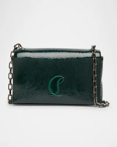 Christian Louboutin Loubi54 Small Clutch Bag In Naplak Leather