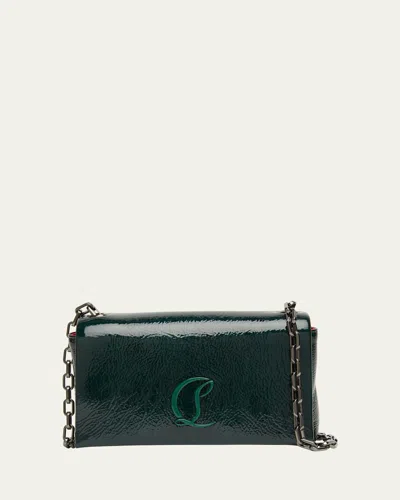 Christian Louboutin Loubi54 Small Clutch Bag In Naplak Leather