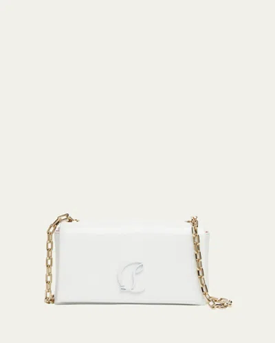 Christian Louboutin Loubi54 Small Clutch Bag In Naplak Leather