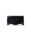 Christian Louboutin Loubi54 Large Leather Crossbody Clutch In Black