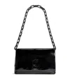 Christian Louboutin Loubi54 Small Leather Shoulder Bag In Red
