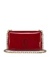Christian Louboutin Loubi54 Soft Patent Leather Pouch Clutch Bag In Red