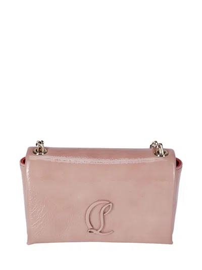 Christian Louboutin Loubi54 Soft Pouch Patent Vog In Pink