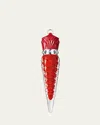 Christian Louboutin Loubibelle Lip Oil In Rouge Louboutin 001