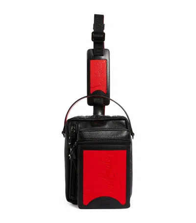 Christian Louboutin Loubideal Calfskin Cross-body Bag In Red