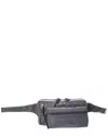 Christian Louboutin Loubideal Canvas Belt Bag In Grey