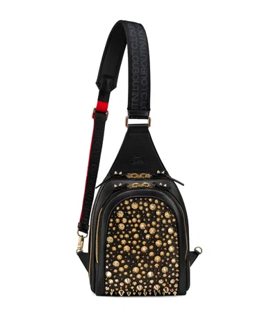 Christian Louboutin Loubifunk Calf Leather Backpack In Black