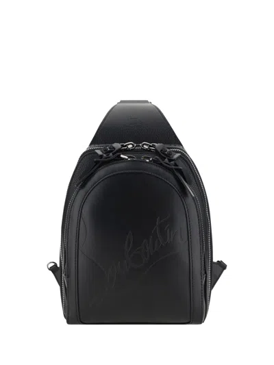 Christian Louboutin Loubifunk One-shoulder Backpack In Black