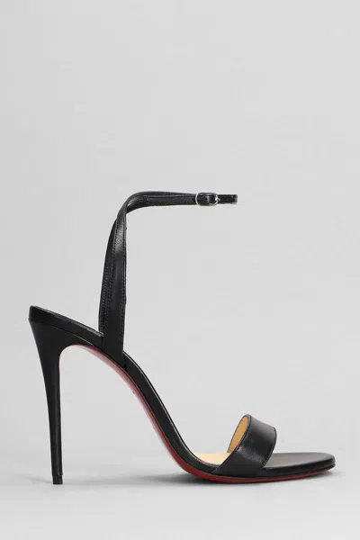 Christian Louboutin Loubigirl 100 Sandals In Black