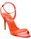 Christian Louboutin Loubigirl Ankle-strap Red Sole Sandals In Orange