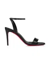 Christian Louboutin Loubigirl Ankle-strap Red Sole Sandals In Black
