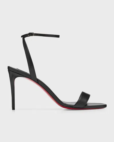 CHRISTIAN LOUBOUTIN LOUBIGIRL ANKLE-STRAP RED SOLE SANDALS