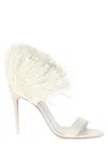 Christian Louboutin Loubigirl Raffia Sandals In White