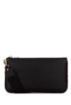 Christian Louboutin Loubila Hybrid Clutch Bag In Black