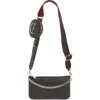 Christian Louboutin Loubila Hybrid Pouch Crossbody In Black/loubi/black