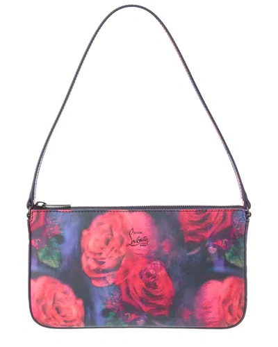 Christian Louboutin Loubila Leather Pouch In Multicolor