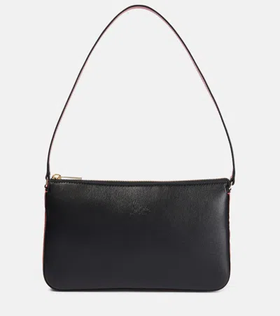 Christian Louboutin Loubila Leather Shoulder Bag In Black