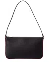 Christian Louboutin Loubila Patent Pouch In Black