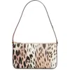 Christian Louboutin Loubila Leopard-print Leather Shoulder Bag In Vintage Rose
