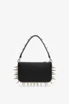 Christian Louboutin Loubila Mini Spiked Leather Shoulder Bag