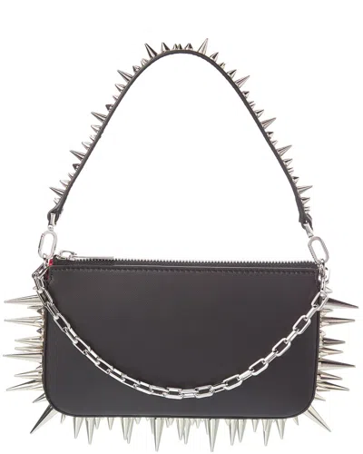 Christian Louboutin Loubila Mini Leather Shoulder Bag In Black