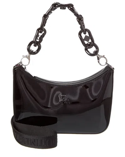 Christian Louboutin Loubila Mini Patent Shoulder Bag In Black
