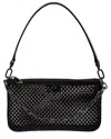 Christian Louboutin Loubila Mini Mesh Strass Shoulder Bag In Black