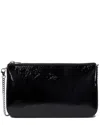 Christian Louboutin Loubila Patent Shoulder Bag In Black