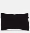 Christian Louboutin Loubitwist Iridescent Leather Clutch Bag In Black