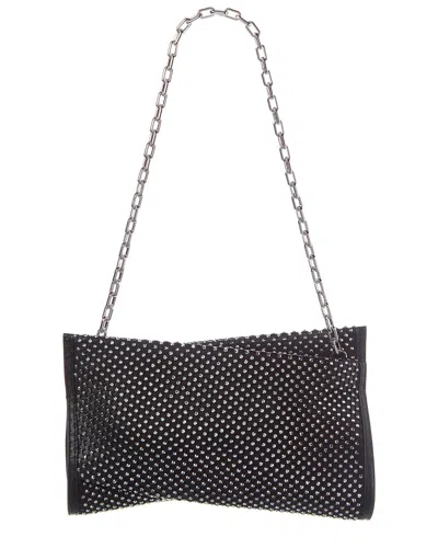 CHRISTIAN LOUBOUTIN CHRISTIAN LOUBOUTIN LOUBITWIST SMALL MESH & LEATHER CLUTCH