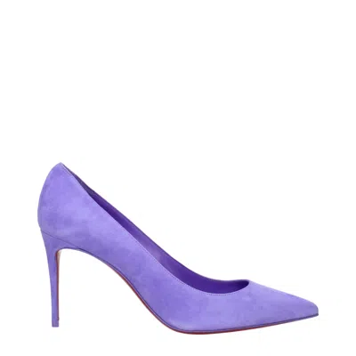 Christian Louboutin Louboutin Décolleté Kate Womens Suede Purple