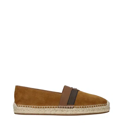 Christian Louboutin Louboutin Espadrillas Alparica Man Camoscio Brown/nandù He Is Also A Member Of The French National T