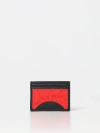 CHRISTIAN LOUBOUTIN LOUBOUTIN KIOS CHRISTIAN CREDIT CARD HOLDER IN GRAINED LEATHER,389124002
