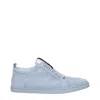 Christian Louboutin Louboutin Slip On F.a.v Fique A Vontade Men Suede Blue