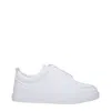 Christian Louboutin Jimmy Rubber-trimmed Leather Sneakers
