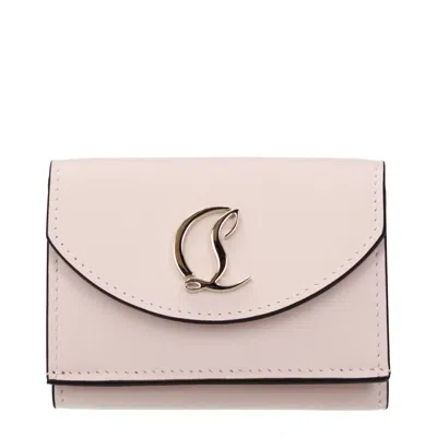 Christian Louboutin Louboutin Wallets Loubi54 Women Leather Beige/milk